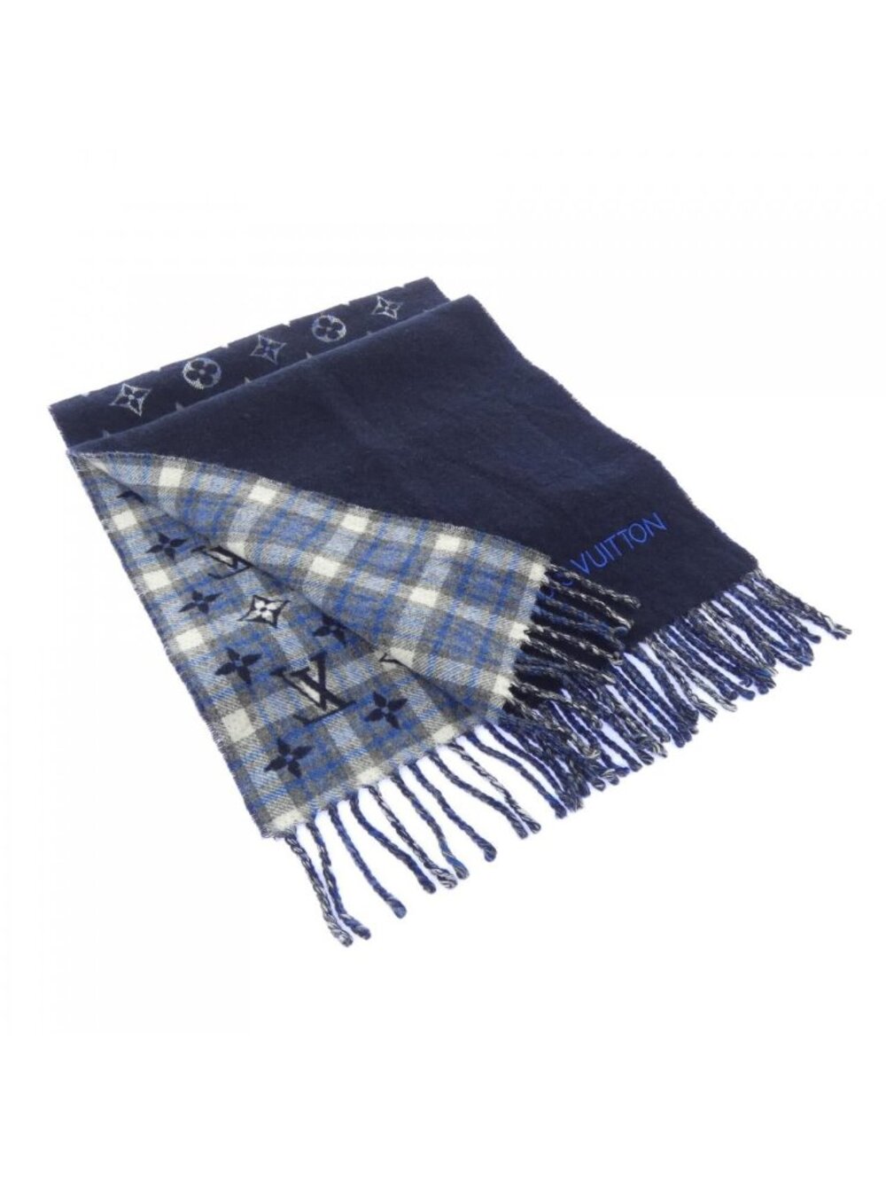Louis Vuitton Monogram Gradient Tartan Scarf